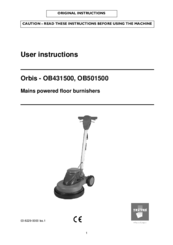 Truvox Orbis OB431500 User Instructions