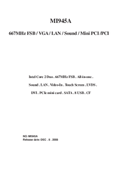 Lex MI945A User Manual