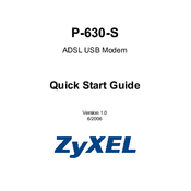 ZyXEL Communications P-630-S Series Quick Start Manual