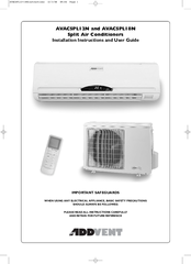 Addvent AVACSPL18N Installation Instructions And User Manual