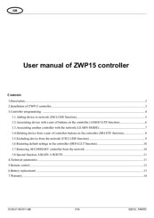 Fakro ZWP15 User Manual