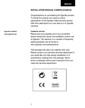Egardia CAM-03 Installation Instructions Manual