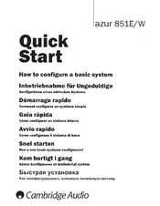 azur 851E/W Quick Start Manual