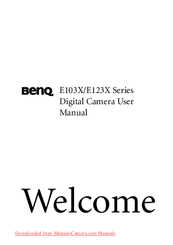 BenQ E103X Series Manual