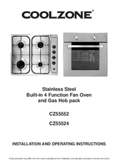 Coolzone CZ55552 Operating Instructions Manual