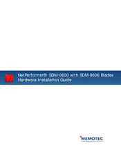 Memotec NetPerformer SDM-9606 Hardware Installation Manual