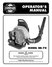 Fradan BB-70 Operator's Manual