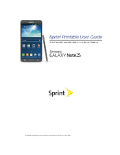 Samsung GALAXY Note3 User Manual