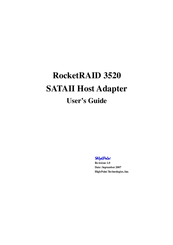 HighPoint RocketRAID 3520 User Manual