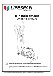 LifeSpan X-17 Owner's Manual