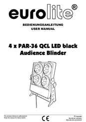 EuroLite PAR-36 Spot short User Manual