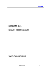 Huacam HCV701 User Manual