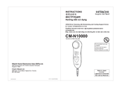 Hitachi CM-N10000 Instructions Manual