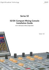 DHD 52/SX Installation Manual