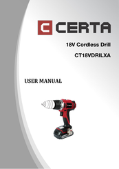 Certa VDRILXACT User Manual