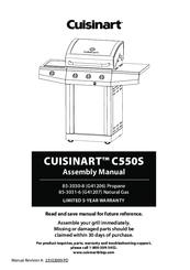 Cuisinart C550S Assembly Manual