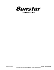 Winnebago Sunstar 26HE User Manual