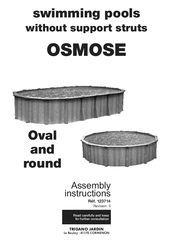 Trigano Jardin OSMOSE Oval Assembly Instructions Manual