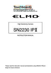 Elmo SN2230 IP II Instruction Manual