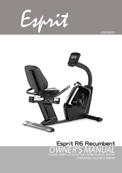 ESPRIT ESP0037 R6 Recumbent Owner's Manual