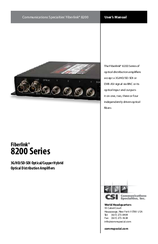 CSI Fiberlink 8200 Series User Manual