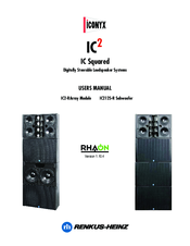 iConyx IC212S-R Manual