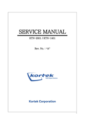 Kortek KTN-2001 Service Manual