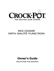 Crock-Pot CKCPR6039-033 Owner's Manual