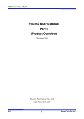Seyeon FW3150 User Manual