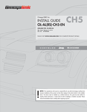 Omegalink OL-AL(RS)-CH5-EN Install Manual