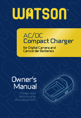 WATSON AC/DC Compact Charger Owner's Manual