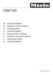 Miele CSGP 400 User Manual