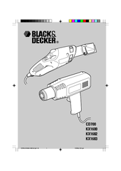 Black & Decker KX1600 Manual