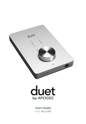 Apogee Apogee Duet Manuals | ManualsLib