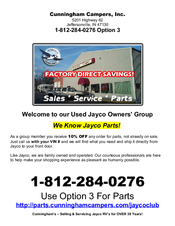 Jayco 1975 Tow Generic User Manual