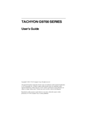 Tachyon G9700 Series User Manual