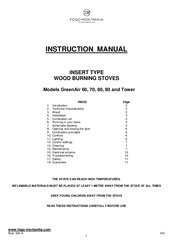 Fogo Montanha Tower Instruction Manual