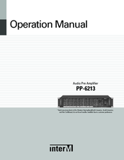 Inter-m PP-6213 Operation Manual