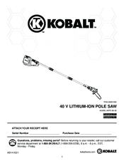 Kobalt KPS 80-06 User Manual