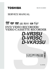 Toshiba D-VR3SU Service Manual