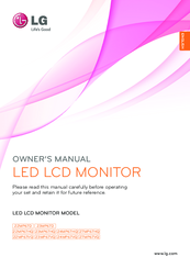 LG 22MP67D Owner's Manual