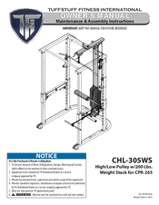 TFI CHL-305WS Owner's Manual