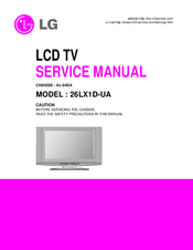 LG 26LX1D-UA Service Manual