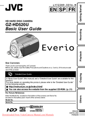 JVC EVERIO GZ-HD520U User Manual