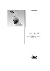 Leica DM LSP Instructions Manual