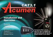 Acumen CAT3.1 Installation And Operation Manual