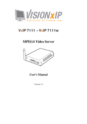 VisionxIP VxIP 7111 User Manual