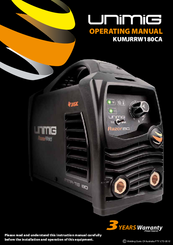 Uni-Mig KUMJRRW180CA Operating Manual