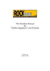 Toshiba Gigabeat F Series User Manual