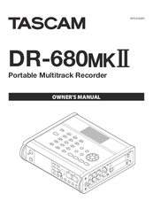 Tascam projector Owner's Manual